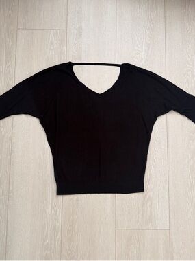 3/$10 Express Open Back Black Women's Top